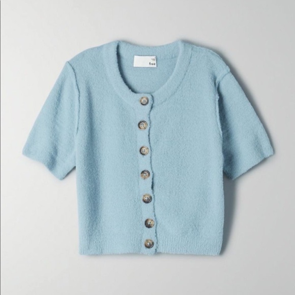 Aritzia Wilfred Free Shrunken Cardigan